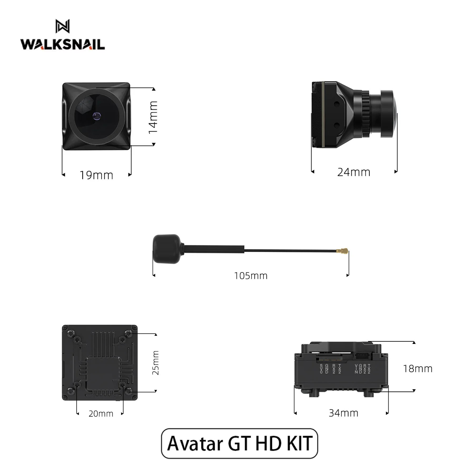 Walksnail Avatar GT HD KIT 2W  – обзор и цена Walksnail Avatar Gt Kit 2W Vtx