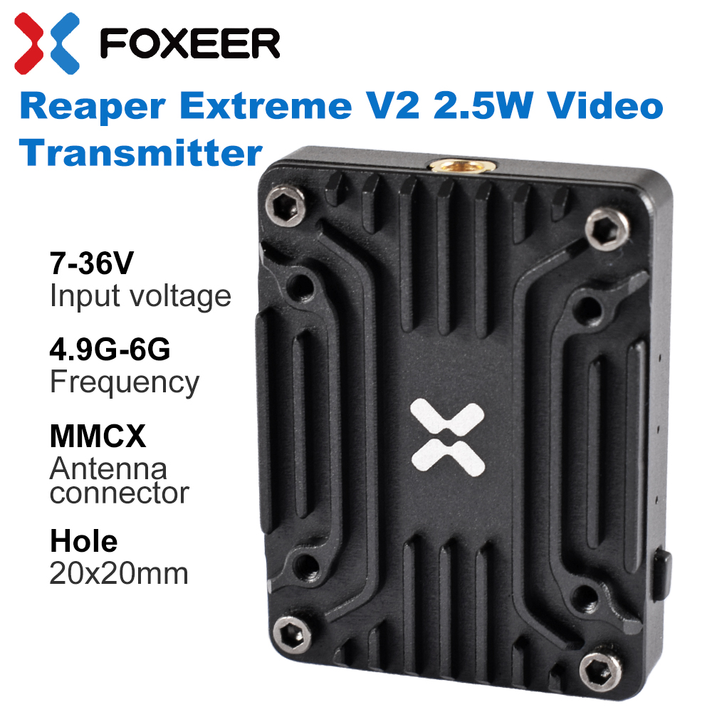 Foxeer 5,8g Reaper Extreme V2  – обзор и цена Foxeer Reaper Extreme 2.5W Vtx