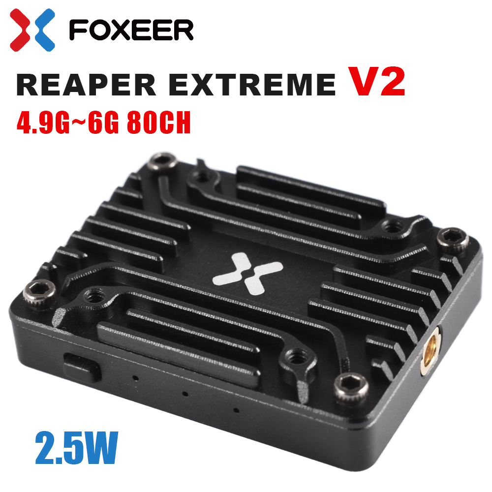Видеопередатчик Foxeer 4.9-6G  – обзор и цена Foxeer Reaper Extreme 2.5W Vtx